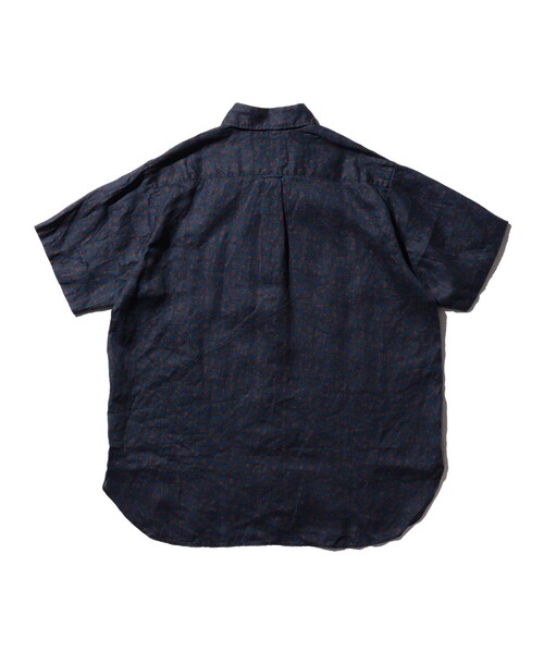 BEAMS PLUS（ビームスプラス）の「リネン プリント ボタンダウン シャツ クラシック フィット（シャツ/ブラウス・メンズ・イエロー系その他6/グリーン/ネイビー・M/L/S）」の12枚目の写真