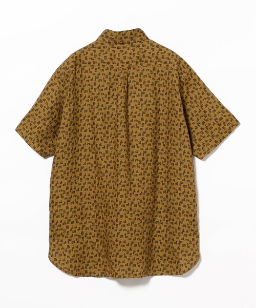 BEAMS PLUS（ビームスプラス）の「リネン プリント ボタンダウン シャツ クラシック フィット（シャツ/ブラウス・メンズ・イエロー系その他6/グリーン/ネイビー・M/L/S）」の16枚目の写真