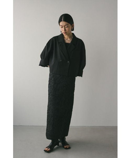 STYLEMIXER(スタイルミキサー)の「ワッシャーペンシルスカート(スカート・レディース・アイボリー/ブラック・SMALL/MEDIUM)」の18枚目の写真
