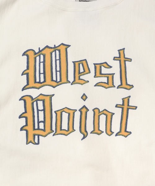 BOW WOW(バウワウ)の「WEST POINT LOGO SWEATSHIRT(スウェット・メンズ・ホワイト・L/XL)」の4枚目の写真