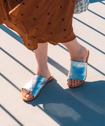 SOFI/ソフィー レザーカバードサンダル