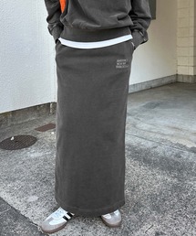 ANME | ピグメント加工ANMEエンブロイダリーロゴスウェットタイトスカート(スカート)