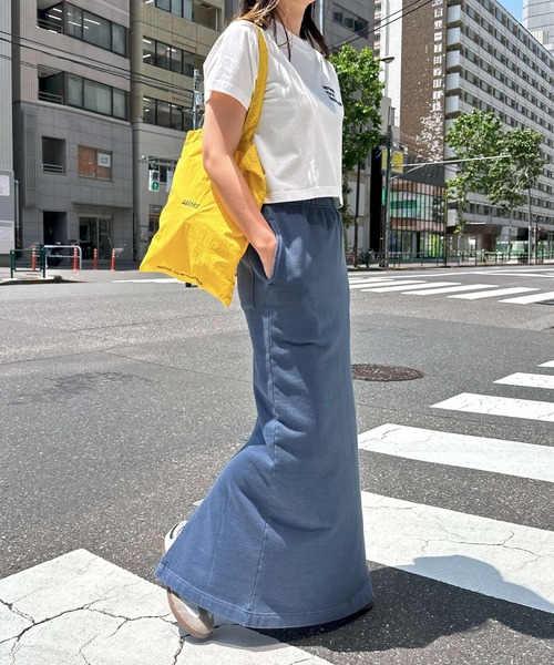 ANME（アンメ）の「ピグメント加工ANMEエンブロイダリーロゴスウェットタイトスカート（スカート・レディース・ブラック/ベージュ/ネイビー・M/L）」の12枚目の写真