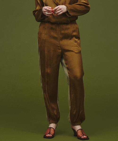 ROSE BUD(ローズバッド)の「(mici)DOCKING PANTS(その他パンツ・レディース・グレー/ブラウン・M/S)」の2枚目の写真