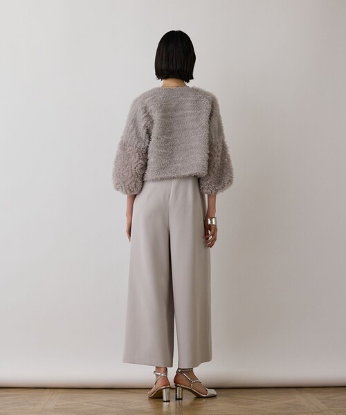 GRACE CONTINENTAL（グレースコンチネンタル）の「フラワーチュール刺繍ブルゾン（ブルゾン・レディース・グレー/ブラック・36）」の14枚目の写真