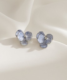 YU-KA:レトロフラワーピアス rétro flower pierce