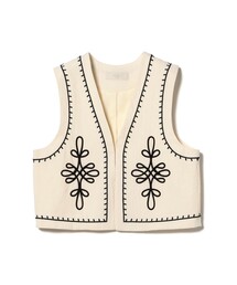 B:MING by BEAMS（ビーミングバイビームス）の「コード 刺繍 ベスト（ベスト）」