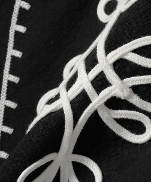 B:MING by BEAMS（ビーミングバイビームス）の「コード 刺繍 ベスト（ベスト・レディース・ホワイト系その他5/ブラック・ONE SIZE）」の19枚目の写真