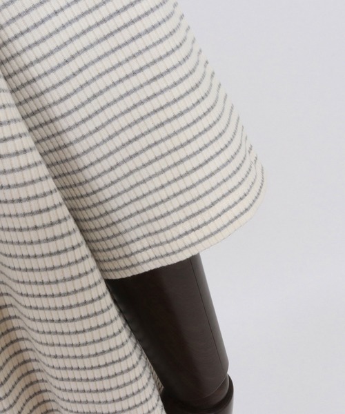 Magine（マージン）の「mt9601-Border Fabric Boat Neck Pullove ボートネックTシャツ（Tシャツ/カットソー・メンズ・ブラック系その他/ホワイト系その他・44/46/48）」の5枚目の写真