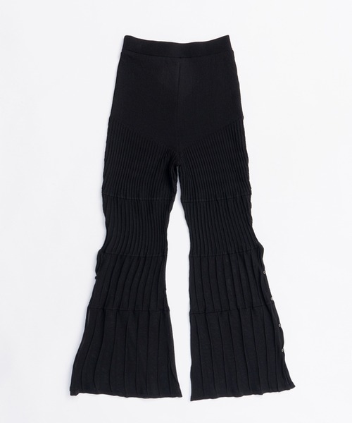 限定値下▶projectr ランペ　ニット パンツ　M セール】マルチウェイレイヤードニットパンツ / Multiway