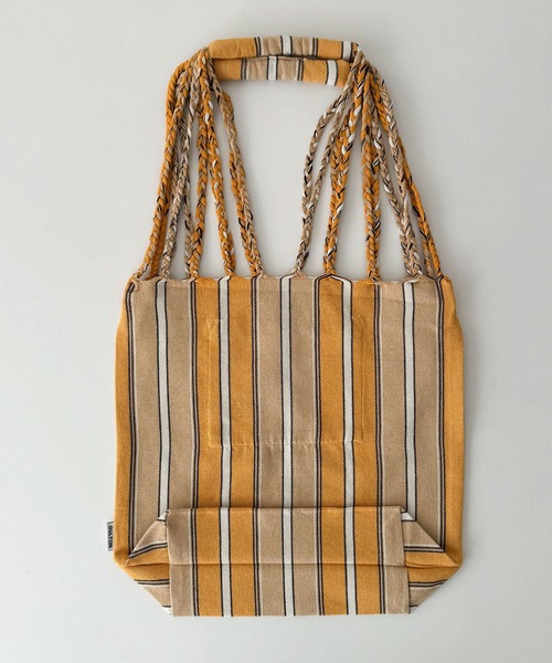 CANAL JEAN（キャナルジーン）の「DULTON　HAMMOCK TOTE L ハンモックトートL/RNZ-0861L（トートバッグ・レディース・ピンク/ブルー/イエロー/グリーン・ONE SIZE）」の6枚目の写真