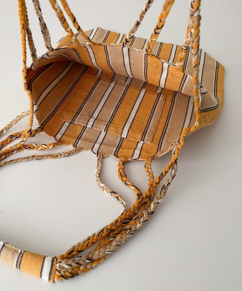 CANAL JEAN（キャナルジーン）の「DULTON　HAMMOCK TOTE L ハンモックトートL/RNZ-0861L（トートバッグ・レディース・ピンク/ブルー/イエロー/グリーン・ONE SIZE）」の7枚目の写真