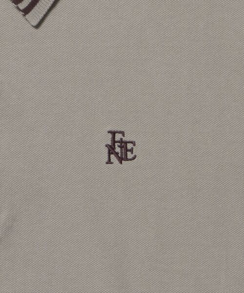 FFEIN（フェイン）の「【FFEIN（フェイン）】襟ライン刺繍ポロシャツ/ 短丈 鹿の子 Tシャツ 半袖 ワンポイント（ポロシャツ・メンズ・オフホワイト/ブラック/サンドベージュ/ネイビー・SMALL/MEDIUM/LARGE）」の20枚目の写真
