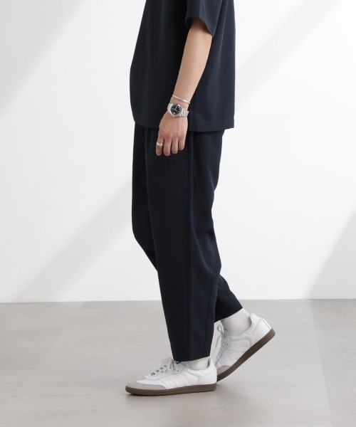 NANO universe(ナノユニバース)の「ライトウェイトドライパンツ(セットアップ可)(その他パンツ・メンズ・グレー/ネイビー/ライトグレー・XL/S/L/M)」の17枚目の写真