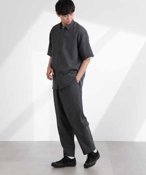 NANO universe(ナノユニバース)の「ライトウェイトドライパンツ(セットアップ可)(その他パンツ・メンズ・グレー/ネイビー/ライトグレー・XL/S/L/M)」の13枚目の写真