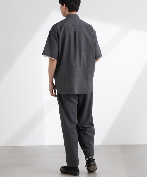 NANO universe(ナノユニバース)の「ライトウェイトドライパンツ(セットアップ可)(その他パンツ・メンズ・グレー/ネイビー/ライトグレー・XL/S/L/M)」の15枚目の写真