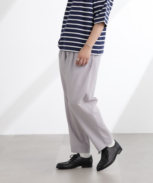 NANO universe(ナノユニバース)の「ライトウェイトドライパンツ(セットアップ可)(その他パンツ・メンズ・グレー/ネイビー/ライトグレー・XL/S/L/M)」の4枚目の写真