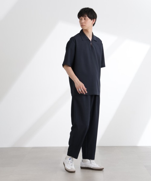 NANO universe(ナノユニバース)の「ライトウェイトドライパンツ(セットアップ可)(その他パンツ・メンズ・グレー/ネイビー/ライトグレー・XL/S/L/M)」の20枚目の写真