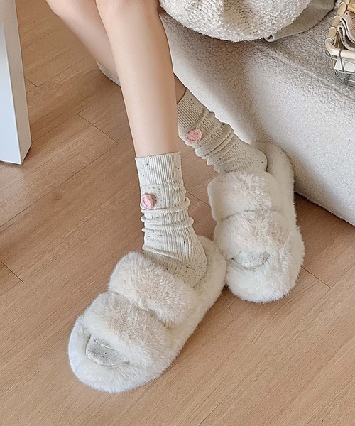 セール】[2025 MOSOX NEW COLLECTION]ハートクルー丈ソックス