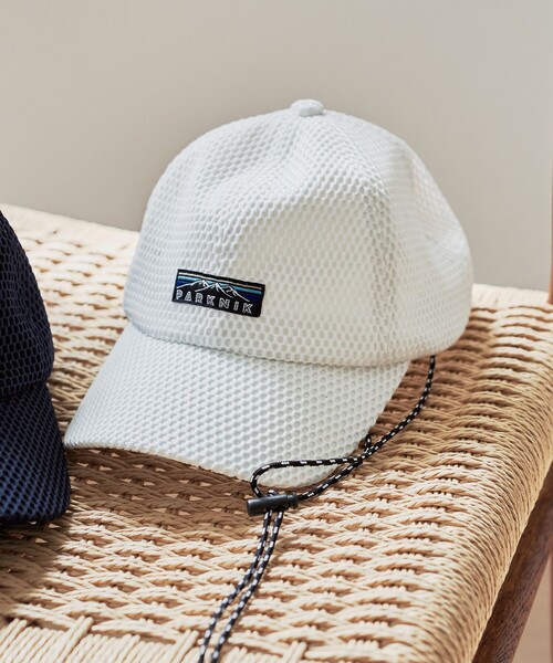 coen(コーエン)の「<Parknik>メッシュキャップ(キャップ・レディース・オフホワイト/ブラック/ネイビー・FREE)」の2枚目の写真