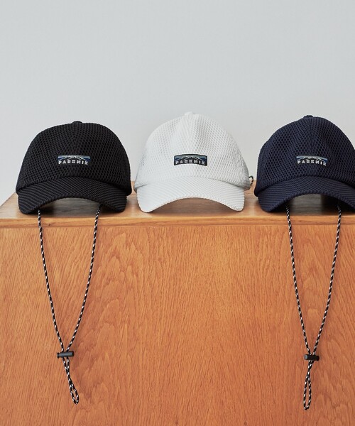coen(コーエン)の「<Parknik>メッシュキャップ(キャップ・レディース・オフホワイト/ブラック/ネイビー・FREE)」の4枚目の写真