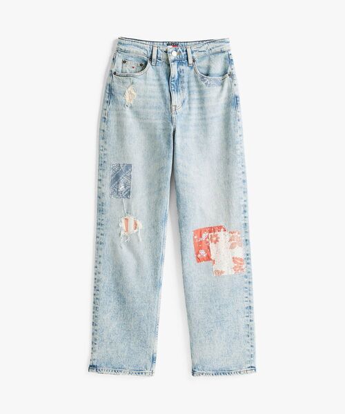 tommy jeans（トミー ジーンズ）の「ハイウエストスリムストレートジーンズ（デニムパンツ・レディース・インディゴブルー・26inch/27inch/25inch）」の5枚目の写真