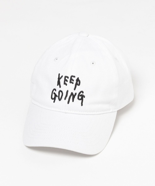 ALAND（エーランド）の「【UNISEX】ALAND×INAPSQUARE／刺繍CAP（キャップ・レディース・ブラック/ホワイト/ブルー・FREE）」の2枚目の写真