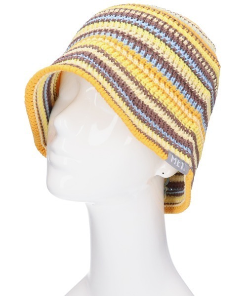 MEI(メイ)の「MEI/メイ ニットハット KNIT HAT ラメニット帽 251099605(ニットキャップ/ビーニー・レディース・ブルー/ブラック/ホワイト/レッド/イエロー・58cm)」の4枚目の写真