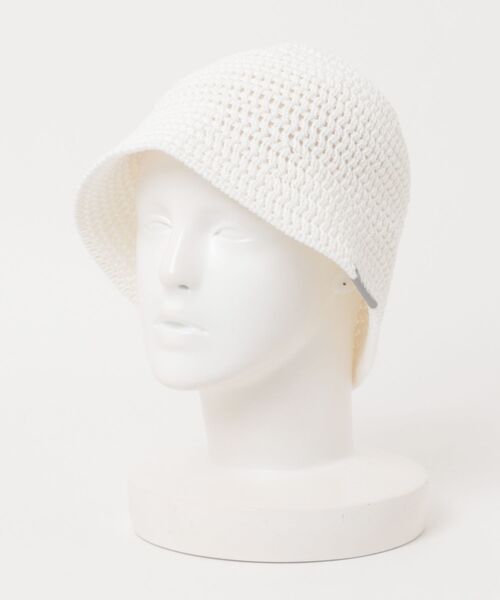 MEI(メイ)の「MEI/メイ ニットハット KNIT HAT ラメニット帽 251099605(ニットキャップ/ビーニー・レディース・ブルー/ブラック/ホワイト/レッド/イエロー・58cm)」の14枚目の写真