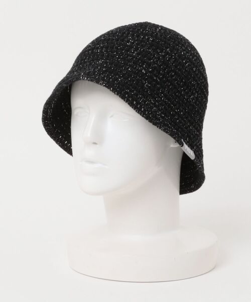 MEI(メイ)の「MEI/メイ ニットハット KNIT HAT ラメニット帽 251099605(ニットキャップ/ビーニー・レディース・ブルー/ブラック/ホワイト/レッド/イエロー・58cm)」の15枚目の写真
