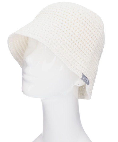 MEI(メイ)の「MEI/メイ ニットハット KNIT HAT ラメニット帽 251099605(ニットキャップ/ビーニー・レディース・ブルー/ブラック/ホワイト/レッド/イエロー・58cm)」の19枚目の写真