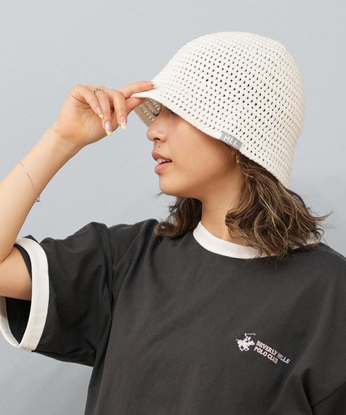 MEI/メイ ニットハット KNIT HAT ラメニット帽 251099605（ニット