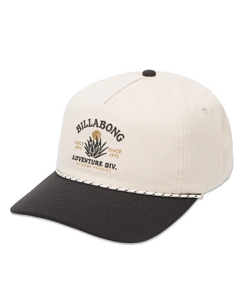 BILLABONG(ビラボン)の「BILLABONG メンズ ADIV STRAPBACK ロープキャップ 【2025年夏モデル】/ビラボンフロントデザインキャップ(キャップ・メンズ・ホワイト/アーミー・FREE)」の3枚目の写真