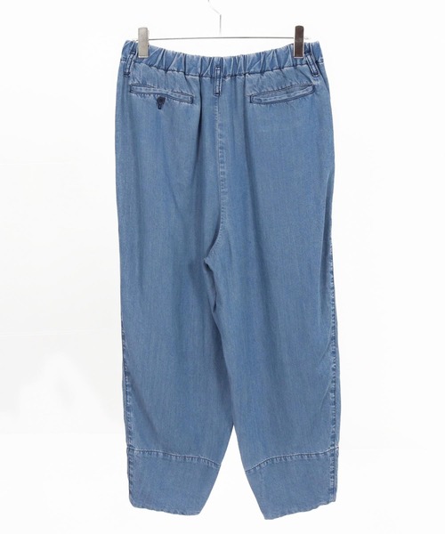 GLIMCLAP（グリムクラップ）の「mp13556-Color scheme design & balloon silhouette pants-light ounce denim-  デニムパンツ（デニムパンツ・メンズ・インディゴブルー・S/M/L）」の12枚目の写真