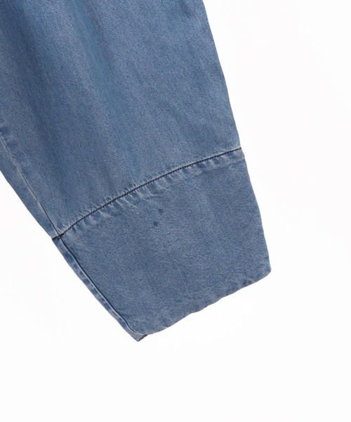 GLIMCLAP（グリムクラップ）の「mp13556-Color scheme design & balloon silhouette pants-light ounce denim-  デニムパンツ（デニムパンツ・メンズ・インディゴブルー・S/M/L）」の16枚目の写真