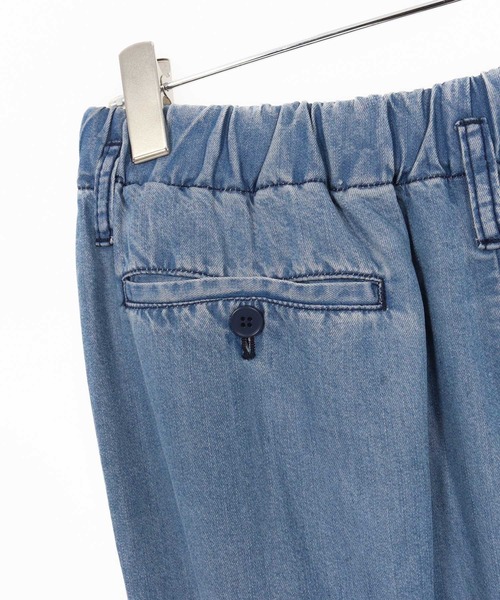 GLIMCLAP（グリムクラップ）の「mp13556-Color scheme design & balloon silhouette pants-light ounce denim-  デニムパンツ（デニムパンツ・メンズ・インディゴブルー・S/M/L）」の18枚目の写真