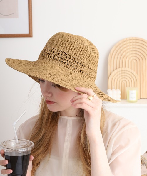 PHEENY フィーニー クロシェハット ベージュ PHEENY フィーニー クロシェハット ベージュ - メルカリ