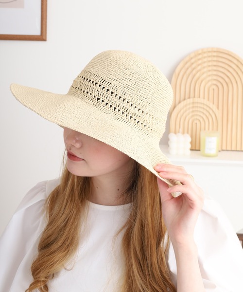 PHEENY フィーニー クロシェハット ベージュ PHEENY フィーニー クロシェハット ベージュ - メルカリ