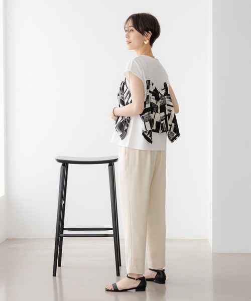 Elura(エルーラ)の「サラサラリラクシーラップパンツ<低身長サイズあり>/321524(その他パンツ・レディース・ダークブラウン/ネイビー/オフホワイト/ブラック・SMALL/MEDIUM/LARGE/FREE(S))」の6枚目の写真