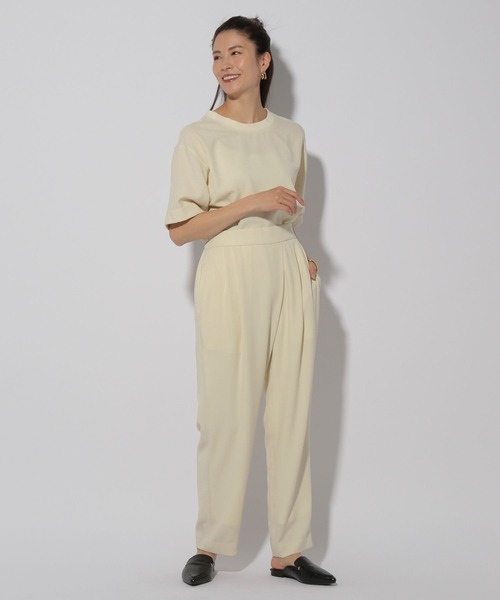 Elura(エルーラ)の「サラサラリラクシーラップパンツ<低身長サイズあり>/321524(その他パンツ・レディース・ダークブラウン/ネイビー/オフホワイト/ブラック・SMALL/MEDIUM/LARGE/FREE(S))」の8枚目の写真