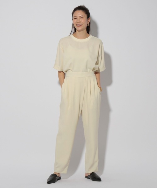 Elura(エルーラ)の「サラサラリラクシーラップパンツ<低身長サイズあり>/321524(その他パンツ・レディース・ダークブラウン/ネイビー/オフホワイト/ブラック・SMALL/MEDIUM/LARGE/FREE(S))」の9枚目の写真