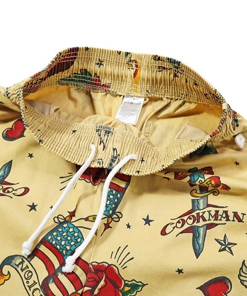COOKMAN(クックマン)の「Cookman クックマン シェフ ショートパンツ ハーフパンツ イージーパンツ Old Tattoo Beige(その他パンツ・メンズ・ベージュ・MEDIUM/LARGE)」の5枚目の写真