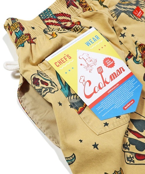 COOKMAN(クックマン)の「Cookman クックマン シェフ ショートパンツ ハーフパンツ イージーパンツ Old Tattoo Beige(その他パンツ・メンズ・ベージュ・MEDIUM/LARGE)」の7枚目の写真