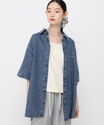 ALAND | 【UNISEX】ALAND／Aロゴデニム半袖シャツ(シャツ/ブラウス)