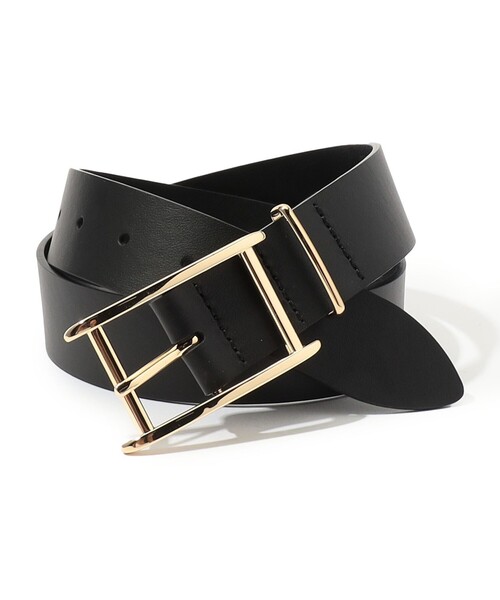 LEFIJE/レフィージェ　黒レザーベルト　新品未使用 LEFIJE ベルト | レザー BLACK WOMEN レディース : ZOZOTOWN