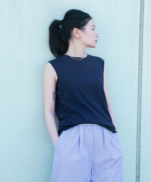 セール】new basic ドライツイストノースリーブカットソー（Tシャツ