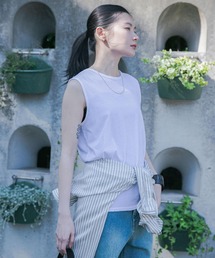 URBAN RESEARCH | new basic　ドライツイストノースリーブカットソー(Tシャツ/カットソー)