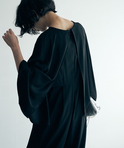 marjour（マージュール）の「MANTLE PANTS DRESS（サロペット/オーバーオール・レディース・ネイビー/ブラック・M/L）」の11枚目の写真