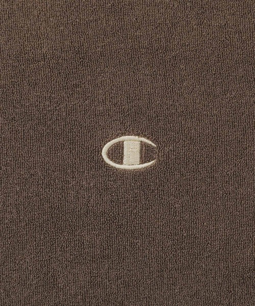 Champion(チャンピオン)の「【Champion】接触冷感 配色デザインパイルTシャツ【セットアップ対応】(Tシャツ/カットソー・メンズ・オフホワイト/ブラウン・XL/L/M)」の7枚目の写真