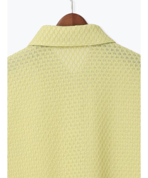 Te chichi TERRASSE(テチチテラス)の「シャーリング衿付きカーディガン《2025summer catalog item》(カーディガン/ボレロ・レディース・イエロー/ブラック/オフホワイト・F)」の14枚目の写真